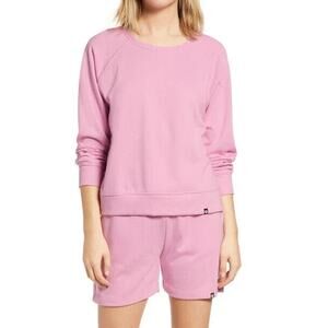 CIRCLE‎ X NEW $35 Cozy Raglan Sleeve Sweatshirt Pink Lavender Medium